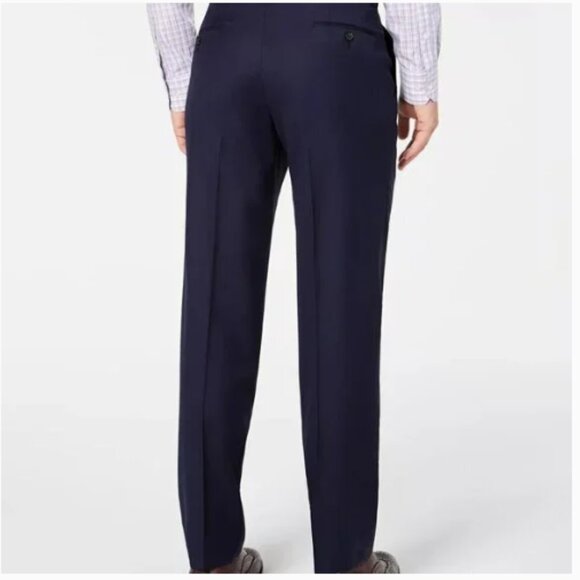 Ralph Lauren Men's 38W x 32L Slim Fit Stretch Dress Pants Slacks, Navy NWT - Picture 2 of 4